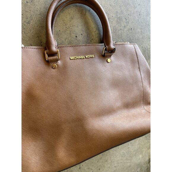 Michael Kors Womens Jet Set Chain Soft Genuine Leather Shoulder Tote Bag - Picture 2 of 16